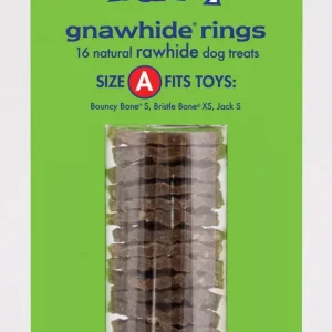 Busy Buddy Gnawhide Ring Refills Original Rawhide 1.83oz 16ct SM