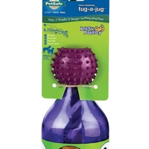 Busy Buddy Tug-a-Jug Dog Toy Purple MD/LG