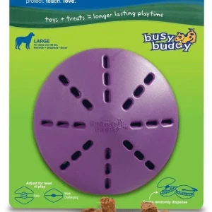 Busy Buddy Twist n Treat Toy Purple LG
