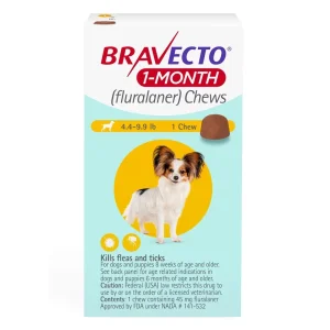 Buy Bravecto 1-Month Chew for Dog Supplies at lowest Price