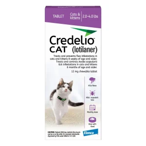 Buy Elanco Credelio Chews for Cats: Flea Tablets