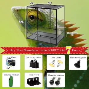 Buy REPTIZOO specific Chameleon tank get free products