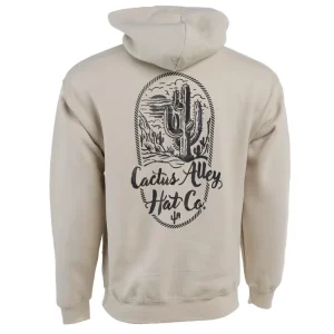 Cactus Alley Hat Co Desert Rope Sand Hoodie