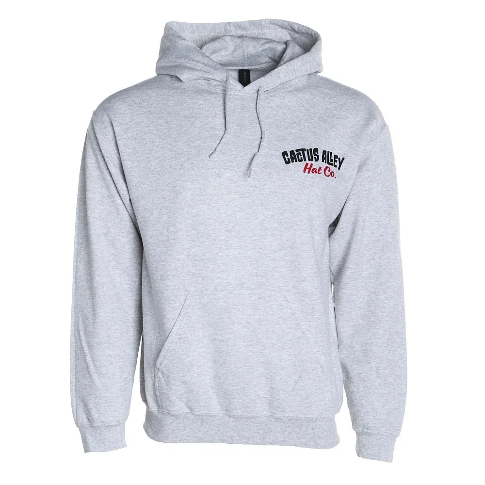 Cactus Alley Hat Co Featha Steppa Grey Hoodie - Image 2