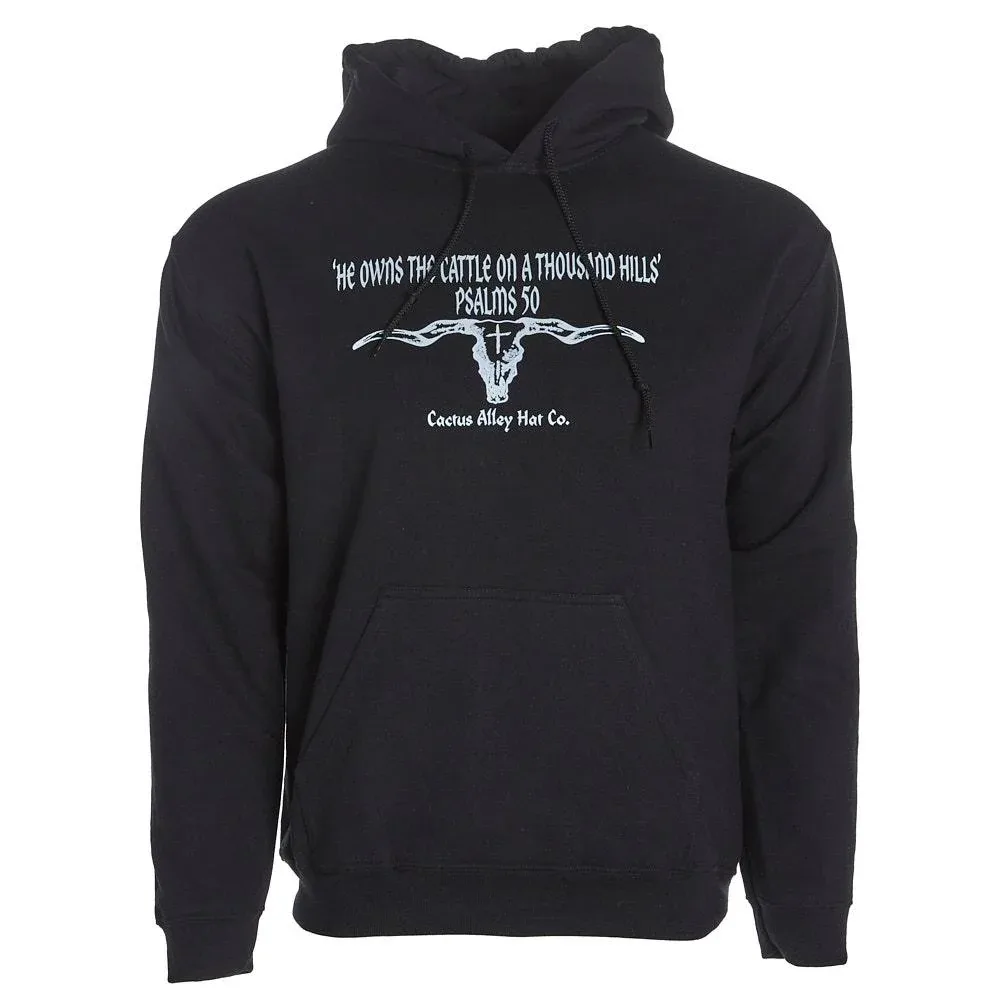 Cactus Alley Hat Co Psalms 50 Black Hoodie