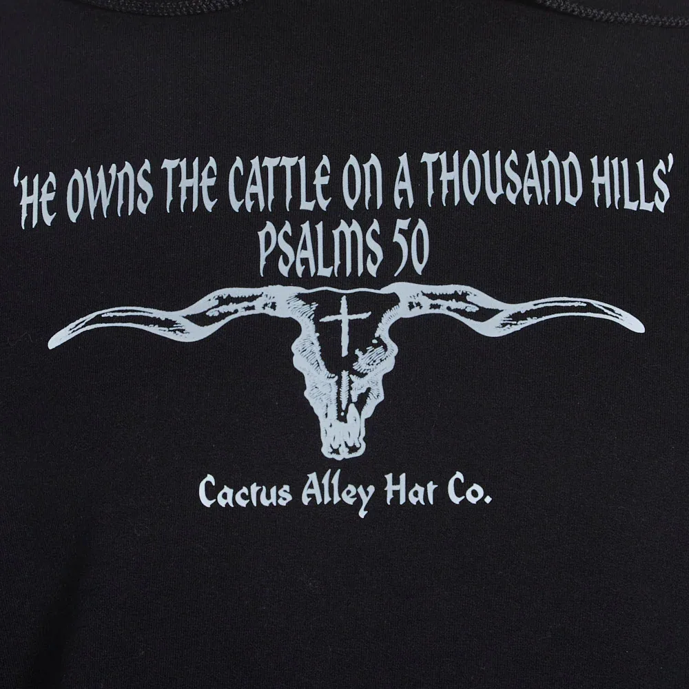 Cactus Alley Hat Co Psalms 50 Black Hoodie - Image 2