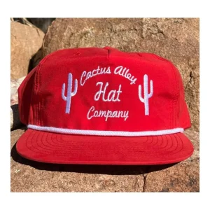 Cactus Alley Hat Co The Cactus Red White Cap