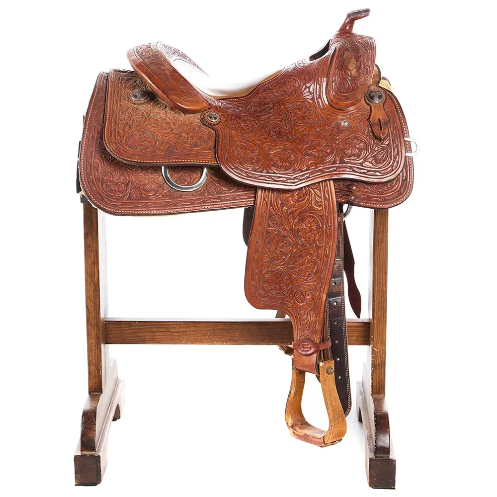 Cactus Saddlery Used 15in Saddlery Reining Cowhorse Saddle - Image 2