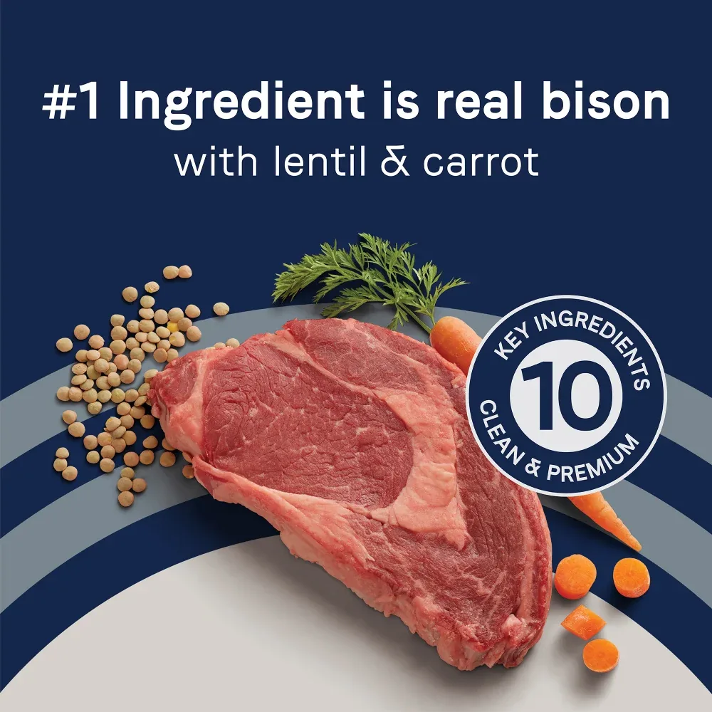 Canidae Grain Free PURE Bison, Lentil & Carrot Recipe Dry Dog Food - Image 2