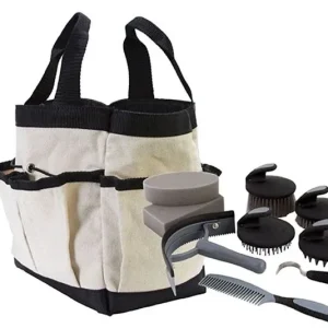 Canvas Grooming Tote 10pc Tools