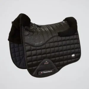 Capella Close Contact Merino Wool Dressage Square Black/Black Wool