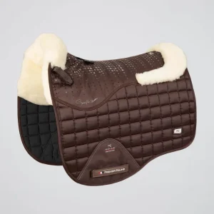 Capella Close Contact Merino Wool Dressage Square Brown/Natural Wool