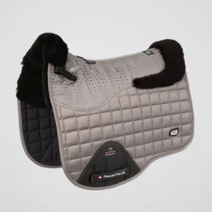 Capella Close Contact Merino Wool Dressage Square Grey/Black Wool