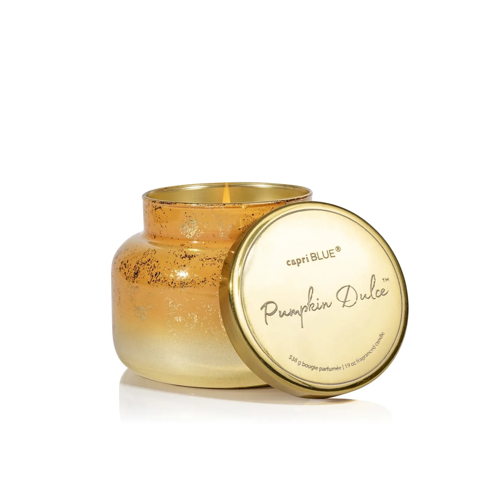 Capri Blue Pumpkin Dulce Glimmer Jar - Image 2