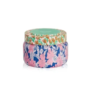 Capri Blue Volcano Pattern Play Printed Travel Tin Candle