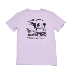Cardin Mccoy Girl's Lavender Homestead Short Sleeve Tee