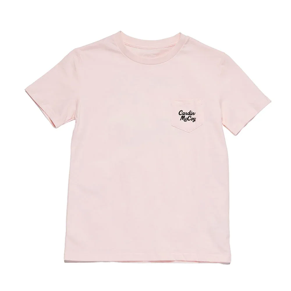 Cardin Mccoy Girl's Light Pink Good Stock Short Sleeve Tee - Image 2