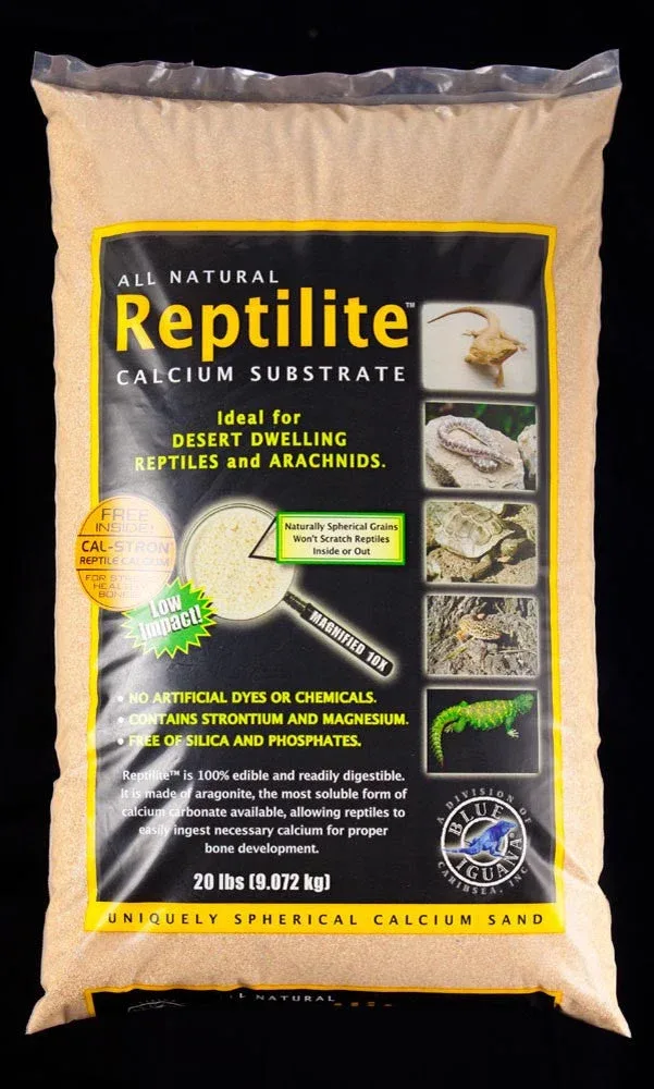 CaribSea All Natural Reptile Calcium Substrate Aztec Gold 2/20 lb