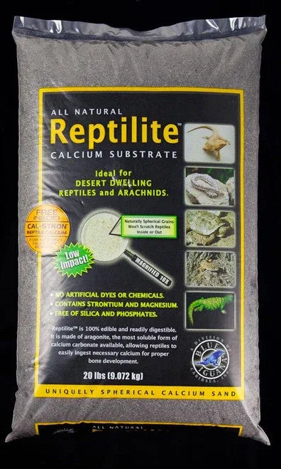 CaribSea All Natural Reptile Calcium Substrate Smokey Sands 20 lb - Image 2