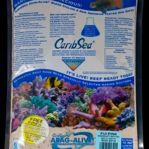 CaribSea Arag-Alive Fiji Pink Aquarium Sand 10 lb