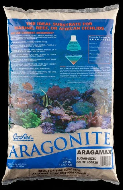 CaribSea Aragamax Sugar-Sized Dry Aragonite Sand 30 lb - Image 2