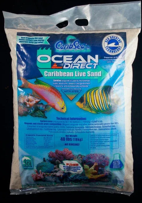 CaribSea Ocean Direct Live Original Grade Aquarium Sand 40 lb - Image 2