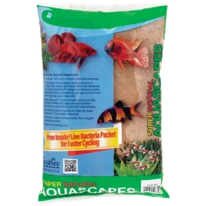 CaribSea Super Natural Aquascapes Aquarium Sand Sunset Gold 4ea/10 lb