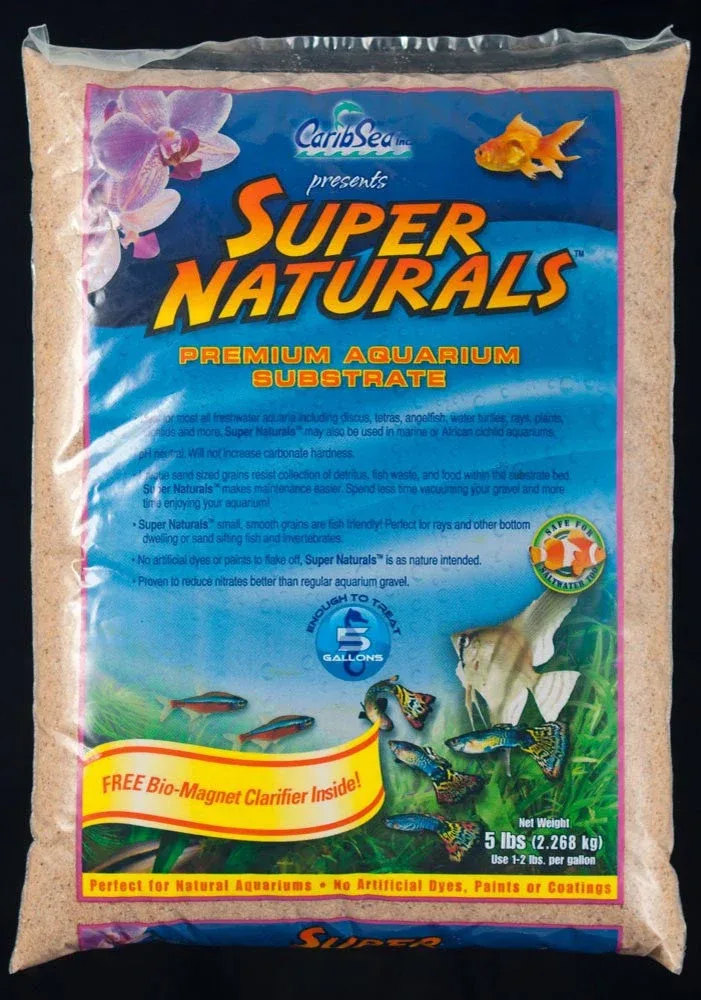 CaribSea Super Naturals Aquarium Sand 5 lb (DD)