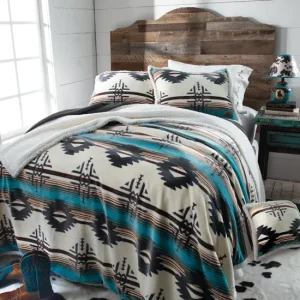 Carstens Lone Mountain Sherpa Fleece Comforter SetT1