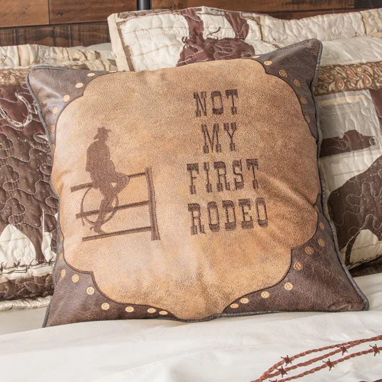 Carstens Not My First Rodeo 18 x 18 Pillow