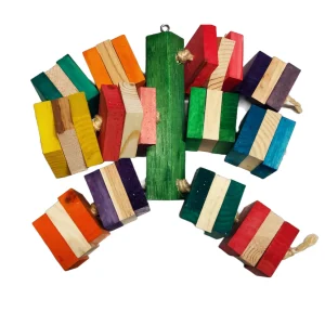 Cascade of Pine Wood Bird Toy