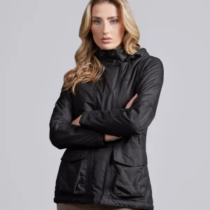Cascata Ladies Waterproof Coat Black