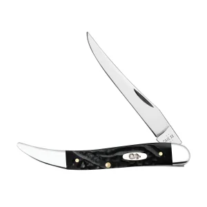 Case Knives Jigged Rough Black Synthetic Medium Texas Toothpick Knife