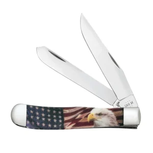 Case Knives Patriotic Color Infusion Trapper Knife