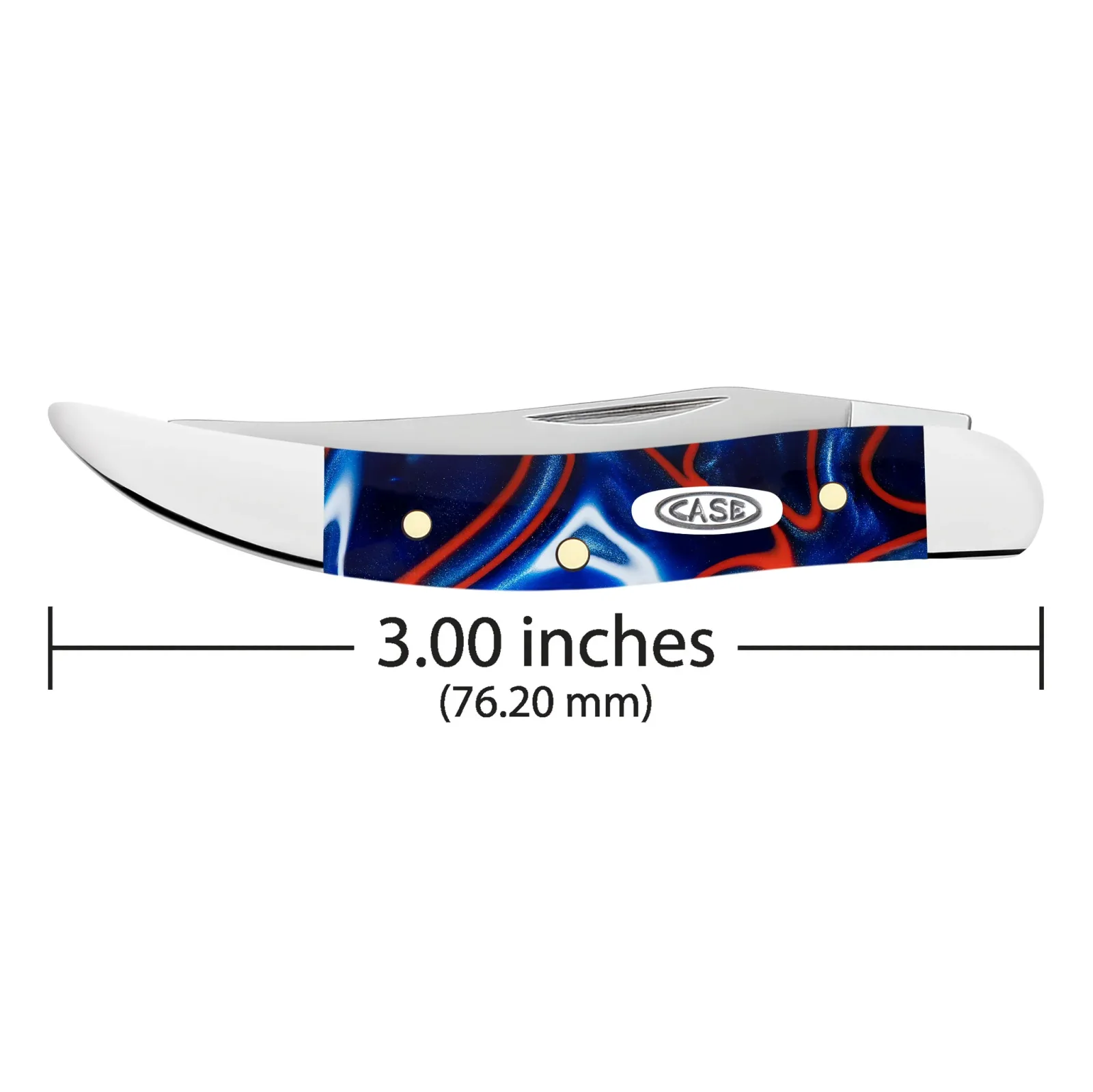 Case Knives Patriotic Kirinite Small Small Texas Toothpick Knife - Image 2