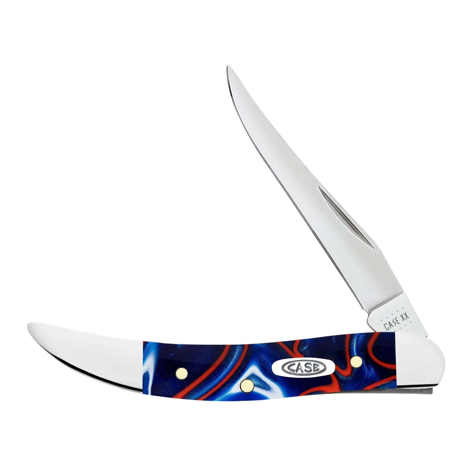 Case Knives Patriotic Kirinite Small Small Texas Toothpick Knife