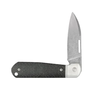 Case Knives Smooth Black Burlap Micarta Highbanks Knife