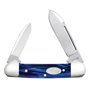 Case Knives Smooth Blue Pearl Kirinite Baby Butterbean