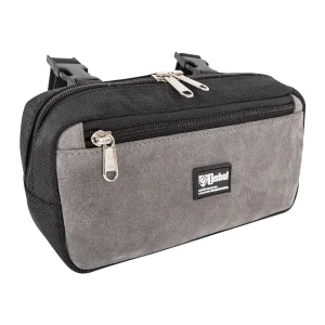 Cashel Grey Suede Leather Saddle Pommel Bag