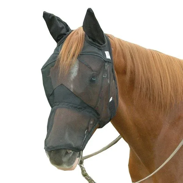 Cashel Quiet Ride Extended Nose Fly Mask with Ears - Image 2