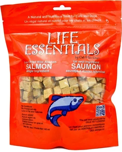 Cat-Man-Doo 5 oz. Bags Of Freeze-Dried Wild Alaskan Salmon