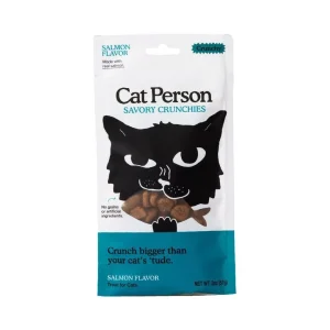 Cat Person Cat Crunchies Cat Treat Salmon 2 oz