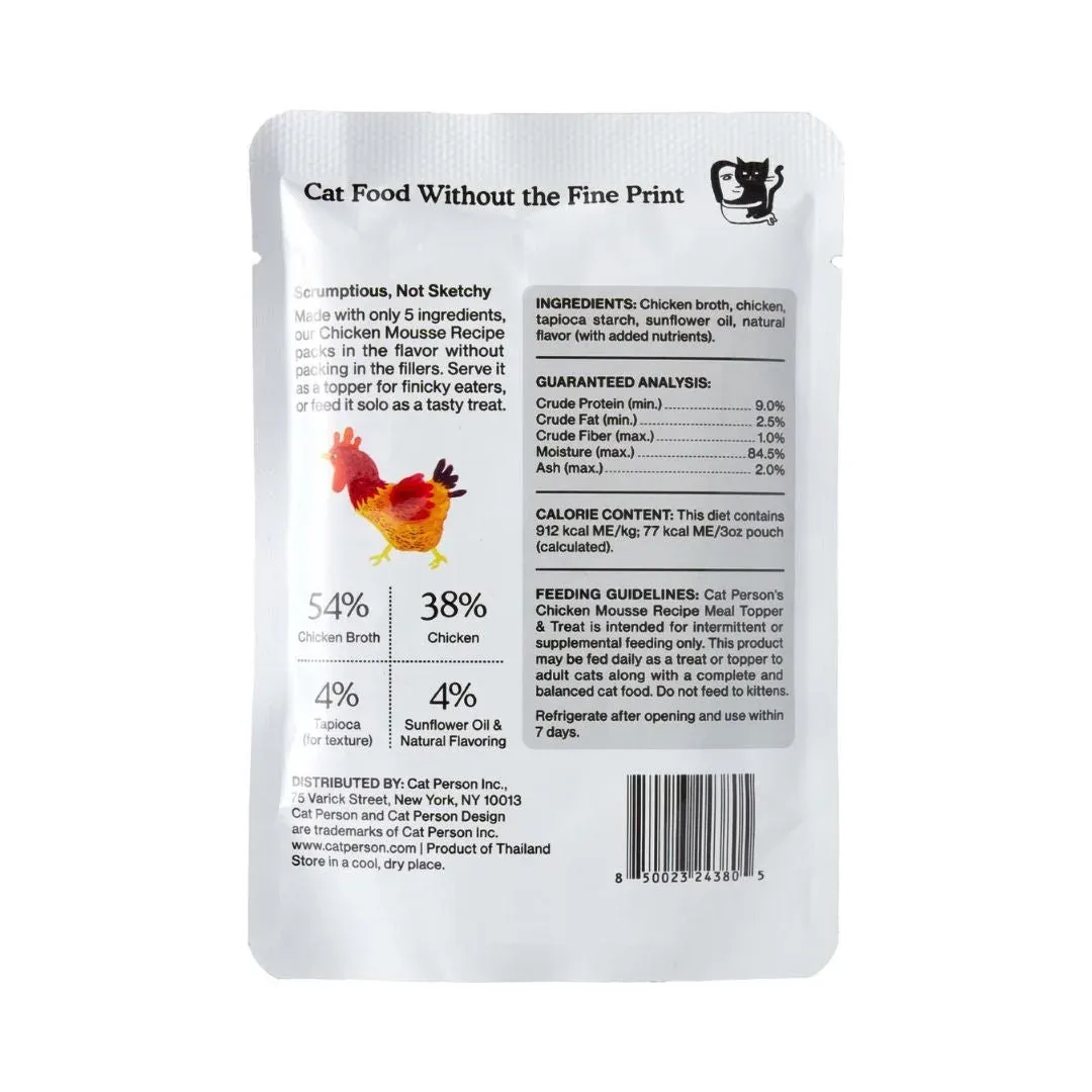 Cat Person Cat Mousse Chicken 3 oz Pouch 12 ct - Image 2