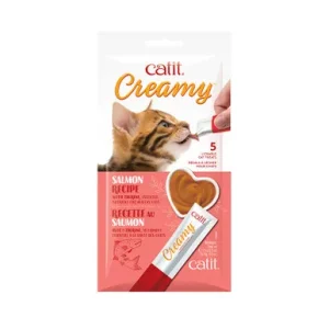 Catit Creamy Lickable Salmon Recipe Cat Treats