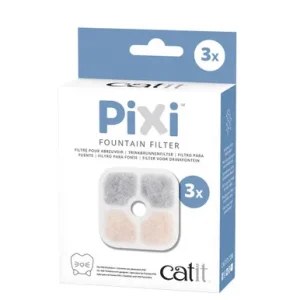 Catit PIXI Cat Water Fountain Filters, 3
