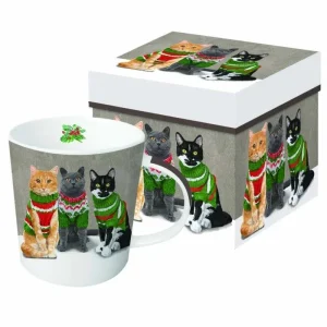 Cats In Sweaters Boxed Mug 13.5 oz
