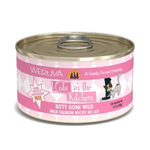 Cats In The Kitchen Cat Kitty Gone Wild 3.2 Oz. (Case Of 24)