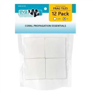 Ceramic Frag 2" Plug (12 pack) WHITE - Eva Aquatics