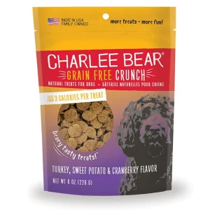 Charlee Bear Dog Crunch Grain-Free Turkey And Sweet Potato 8 oz