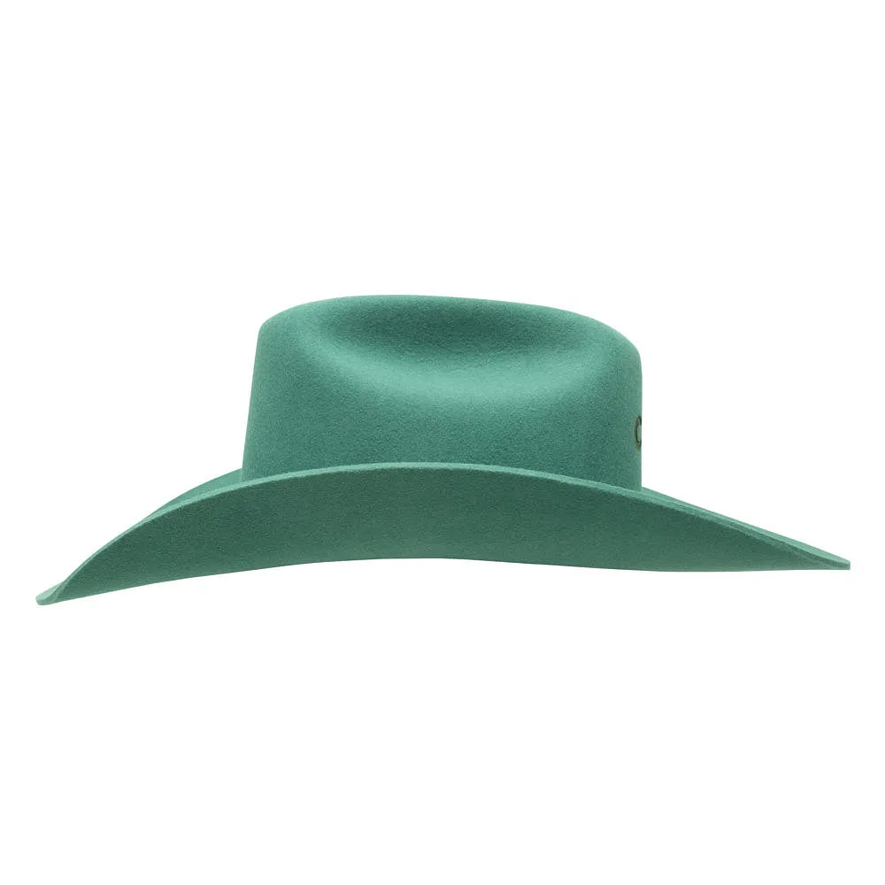 Charlie 1 Horse The Cowgirl Hat Turquoise 4 1/4in Brim Precreased - Image 2